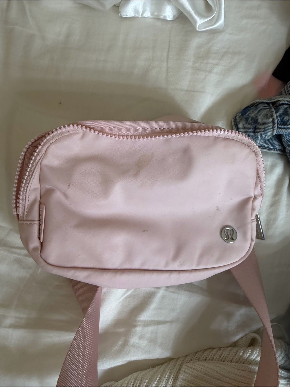 lululemon athletica Light Pink Crossbody Belt Bag